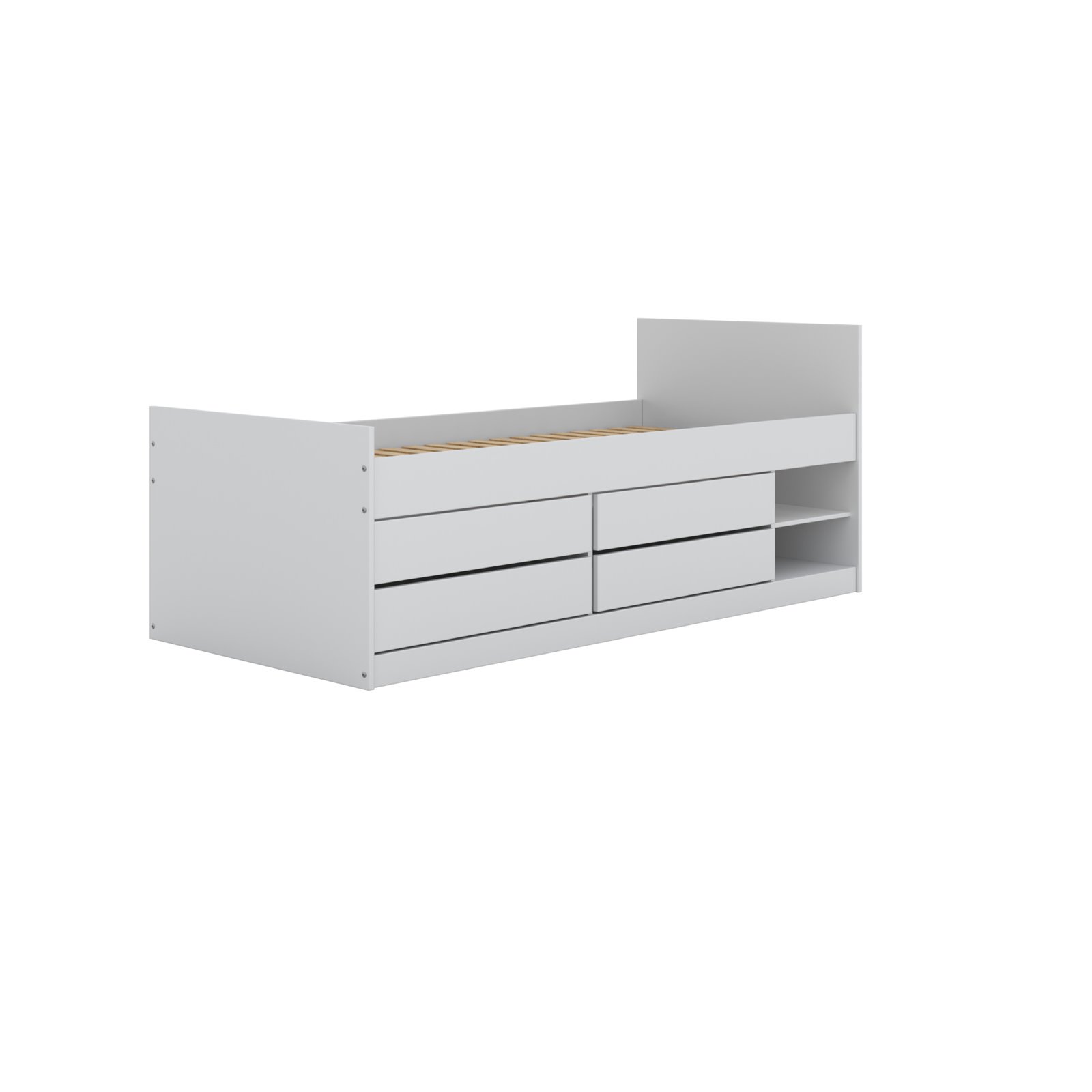 Łóżko Leon Materac pianka lateks kokos 200/90/10 - materac średniej twardości (+579zł)