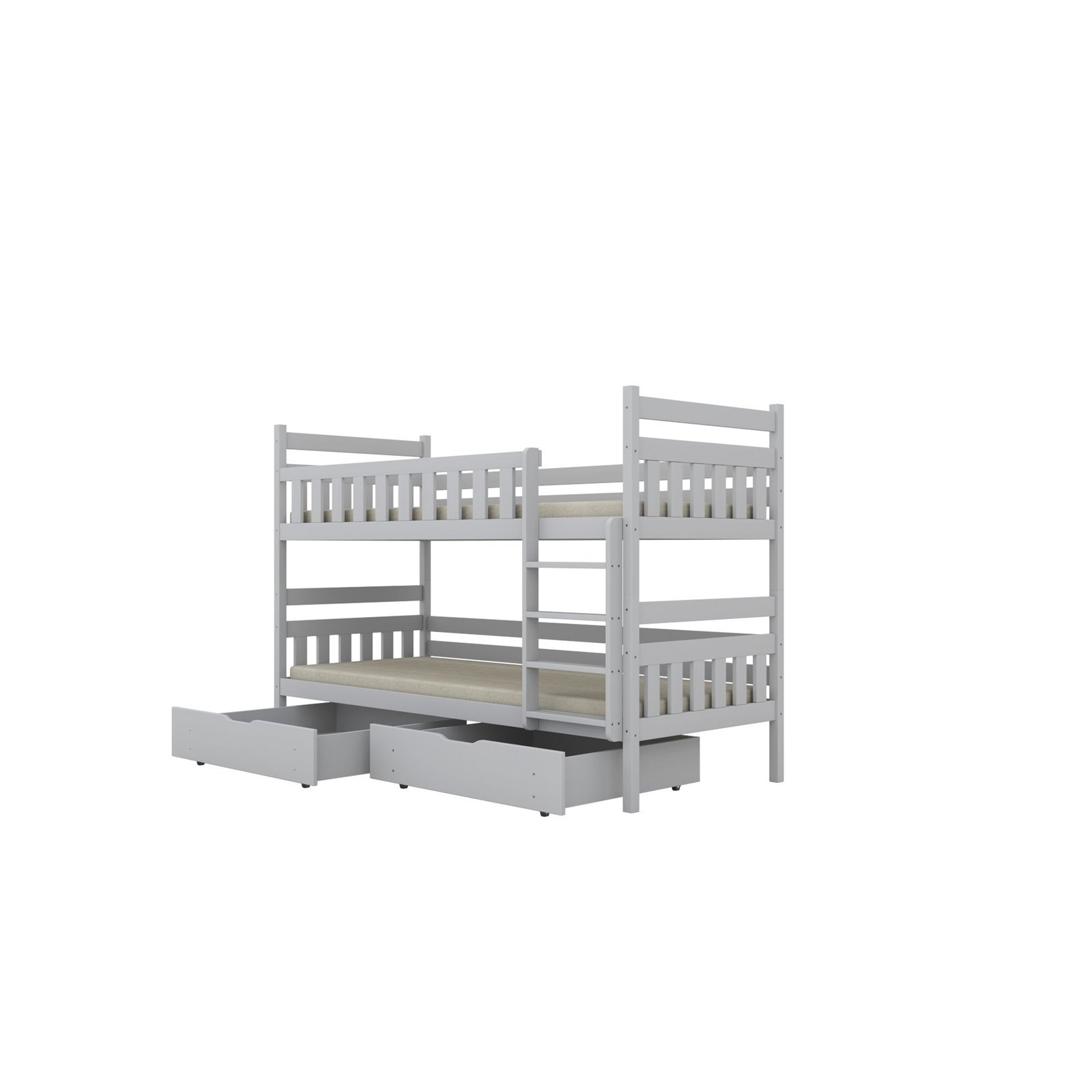 Łóżko Filip 180x80, Biały, Bez materaca