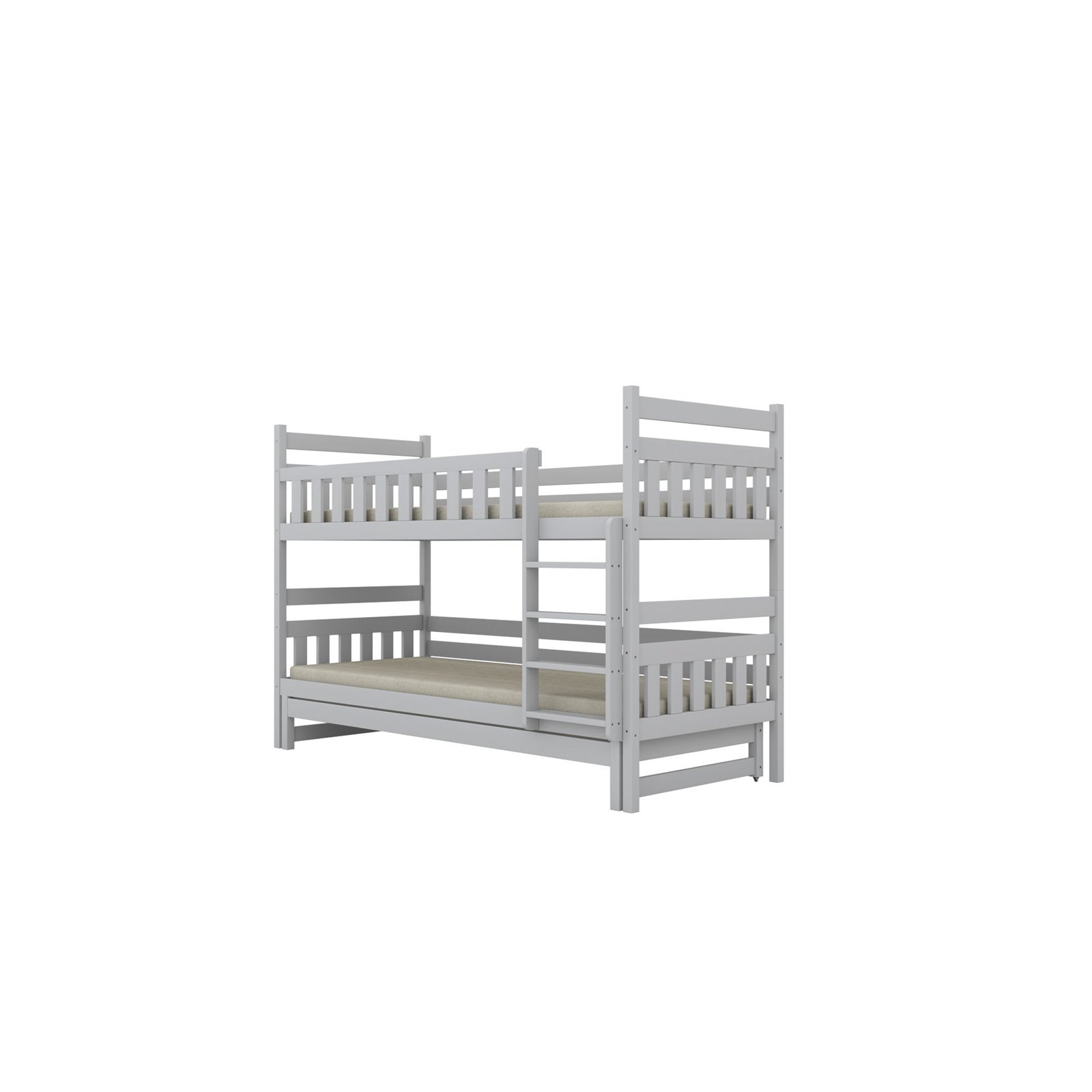 Łóżko Filip 180x80, Biały, Materac piankowy 180/80/8 - materac średniej twardości (+120zł)