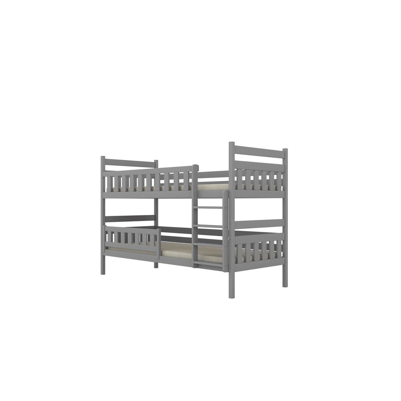 Łóżko Filip 180x90, Szary, Materac piankowy 180/90/8 - materac średniej twardości (+130zł)