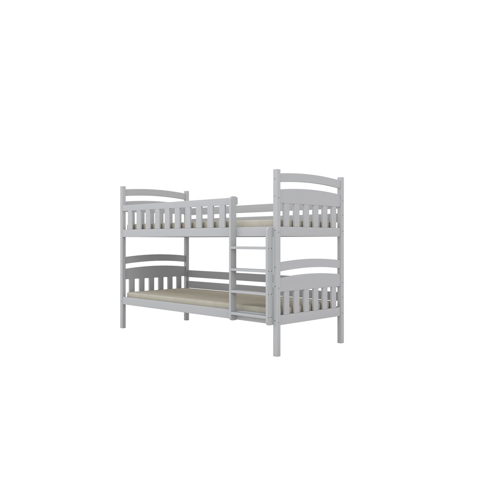 Łóżko Laura 160x80, Biały, Materac pianka lateks kokos 160/80/10 - materac średniej twardości (+479zł)