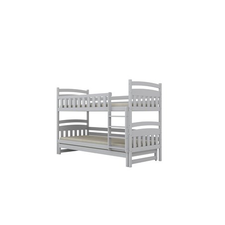 Łóżko Laura 180x90, Biały, Materac pianka lateks 180/90/10 - materac średniej twardości (+529zł)