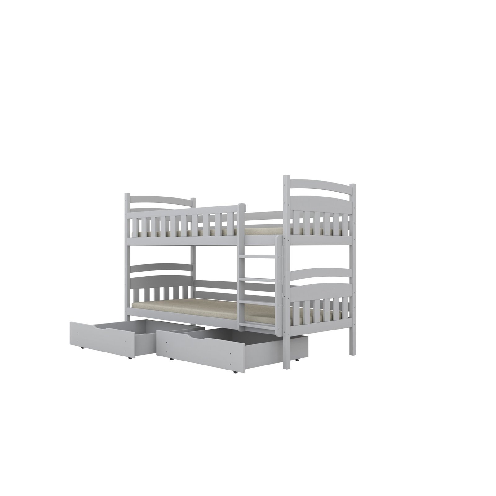 Łóżko Laura 180x90, Biały, Materac pianka lateks kokos 180/90/10 - materac średniej twardości (+549zł)