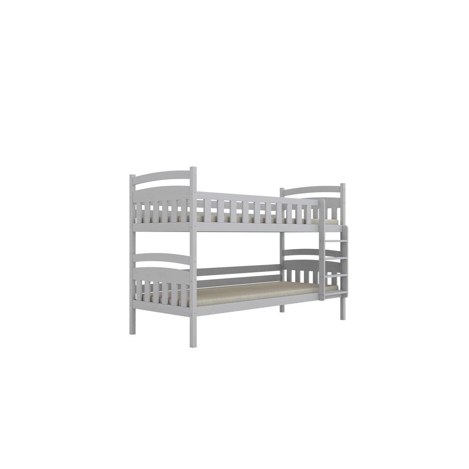 Łóżko Laura 180x90, Biały, Materac pianka lateks 180/90/10 - materac średniej twardości (+529zł)