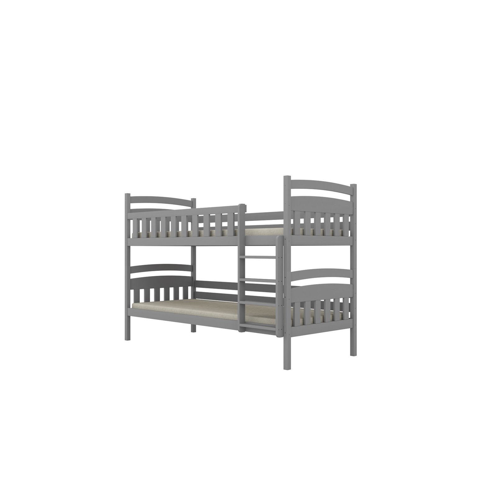 Łóżko Laura 180x80, Szary, Materac piankowy 180/80/8 - materac średniej twardości (+120zł)