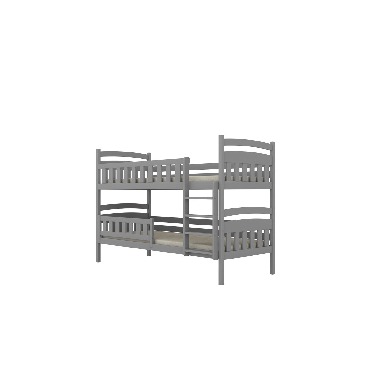 Łóżko Laura 200x90, Szary, Materac pianka lateks 200/90/10 - materac średniej twardości (+549zł)