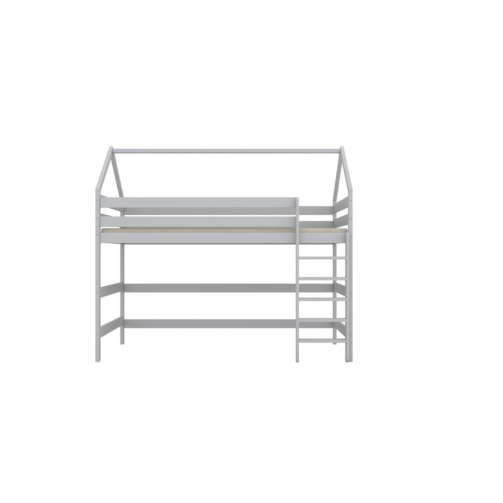 Łóżko Eryk 2 160x80, Biały, Materac pianka kokos 160/80/9 - materac średniej twardości (+299zł)