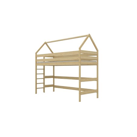 Łóżko Eryk 1 180x90, Szary, Materac pianka kokos 180/90/9 - materac średniej twardości (+379zł)