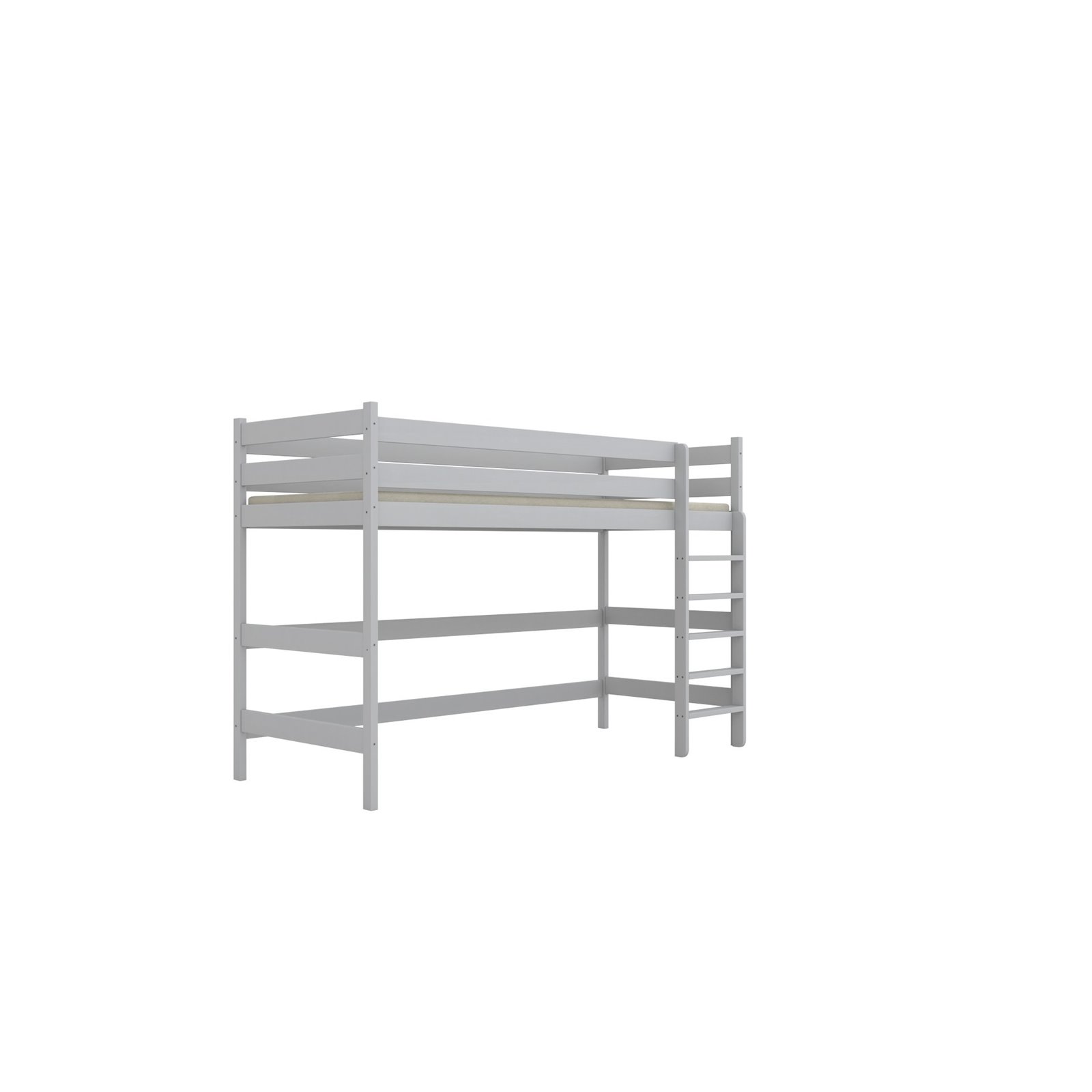 Łóżko Antek 2 180x80, Biały, Materac pianka kokos 180/80/9 - materac średniej twardości (+349zł)