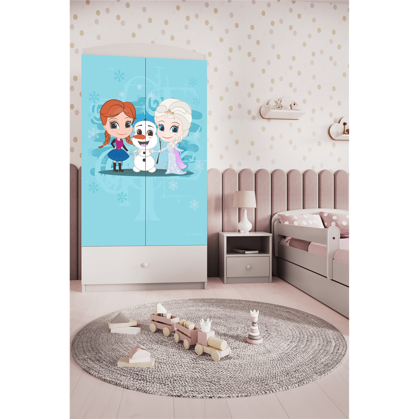 Szafa Babydreams - Kraina lodu Różowy
