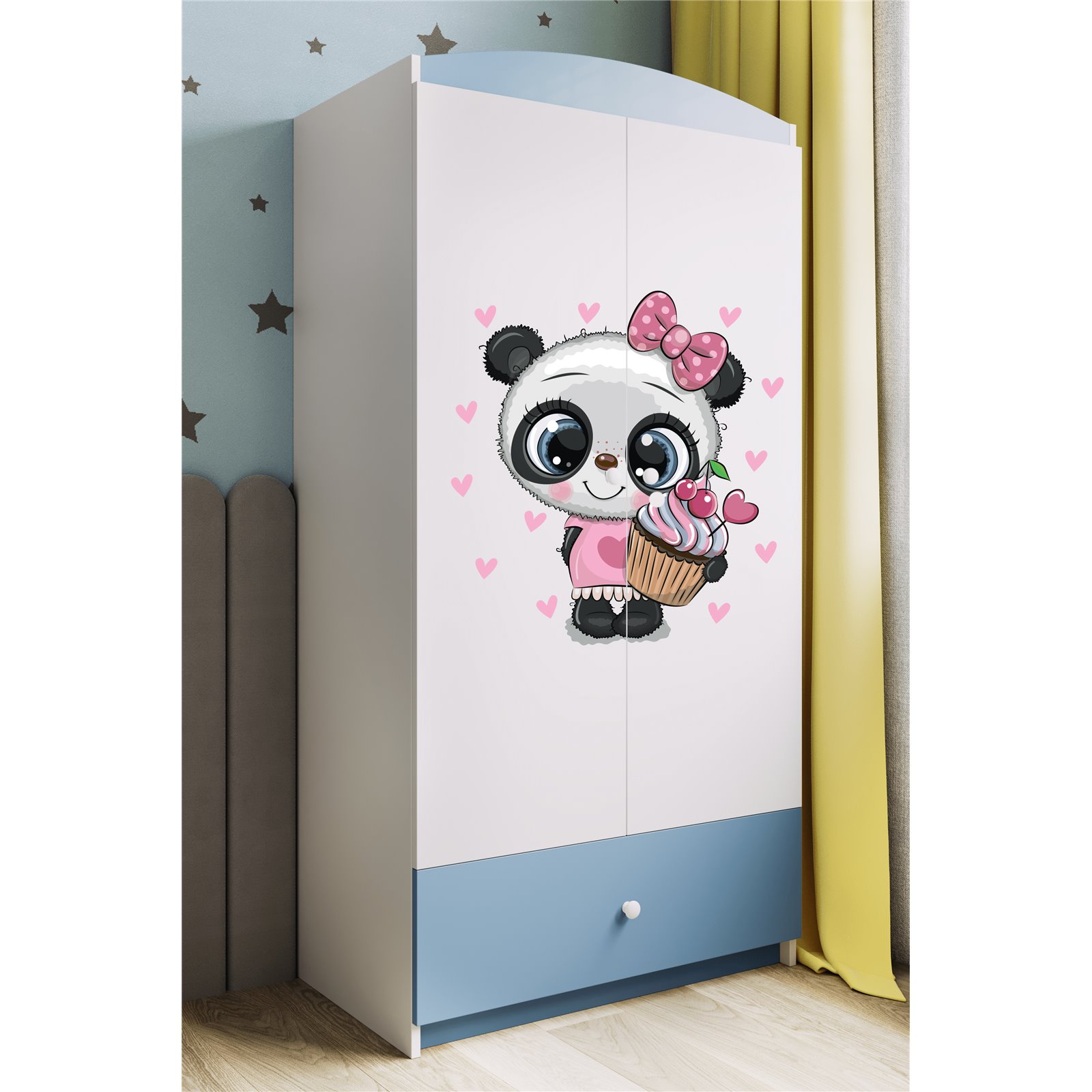 Szafa Babydreams - Panda Niebieski