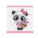Komoda Babydreams - Panda Biały