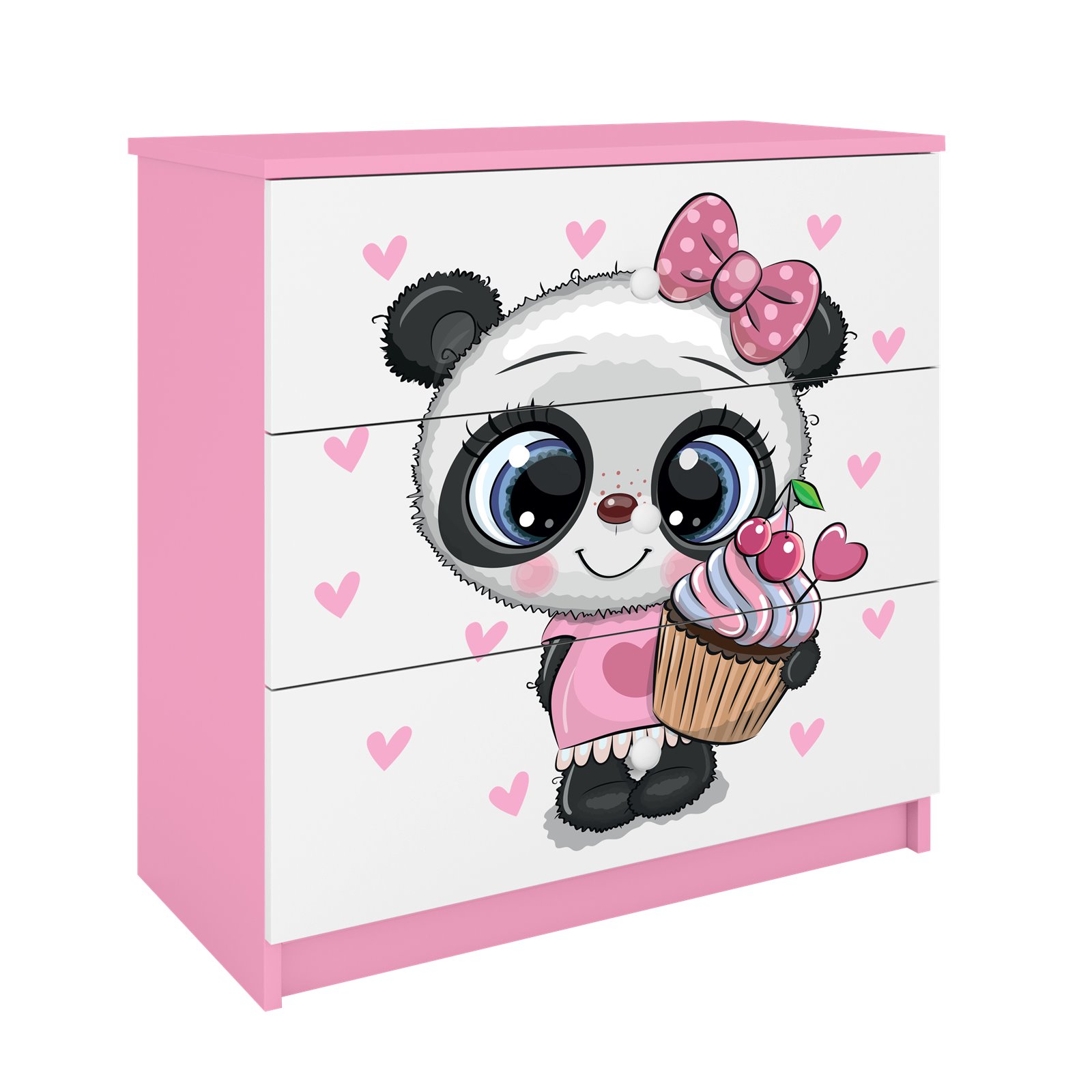 Komoda Babydreams - Panda Biały