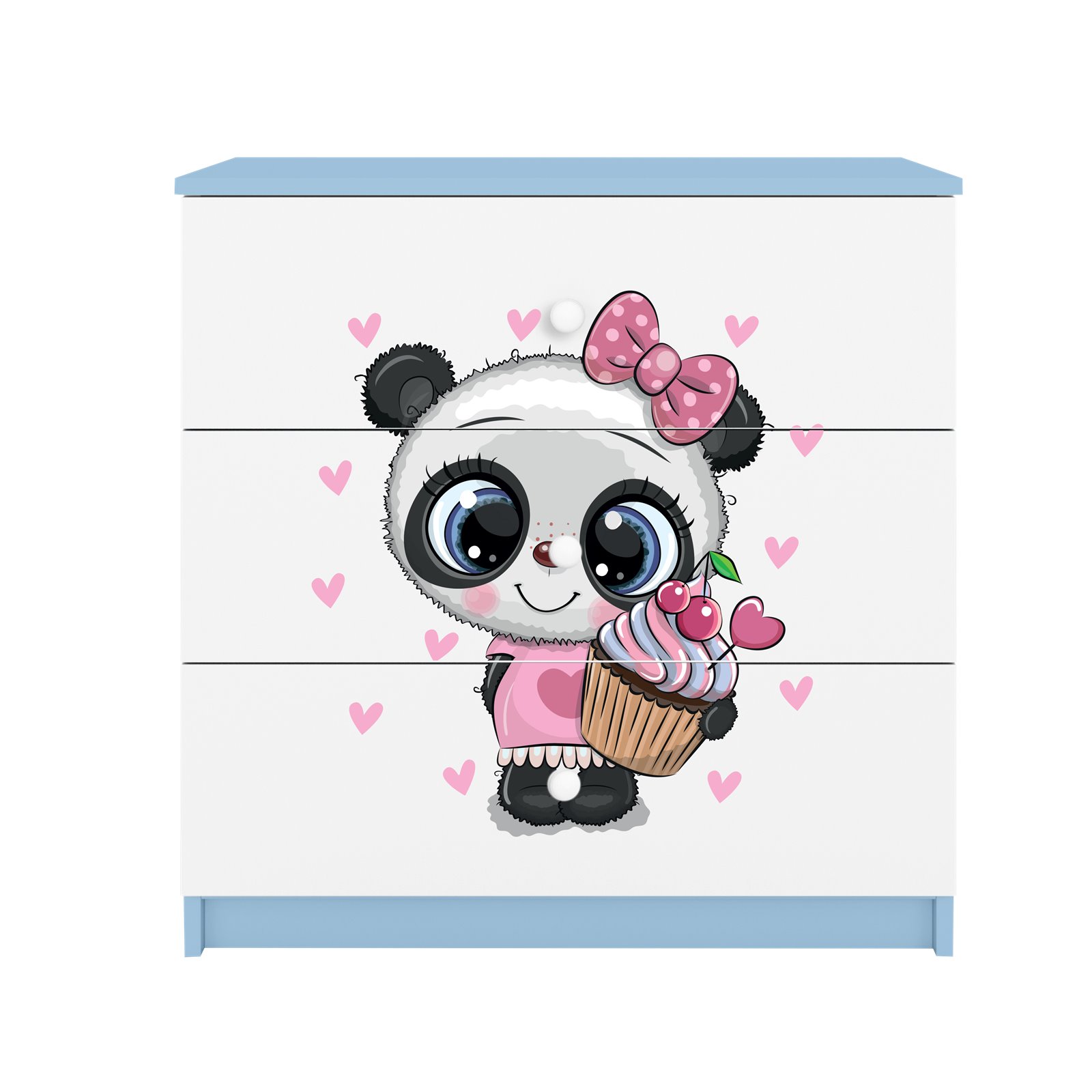 Komoda Babydreams - Panda Różowy