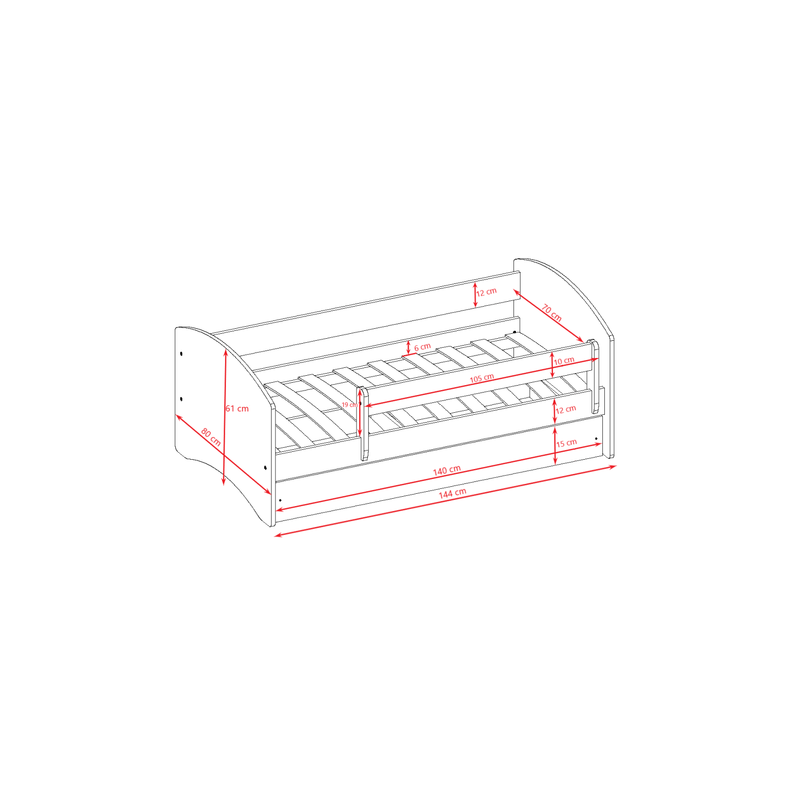 Łóżko dla chłopca Babydreams – Auto wyścigowe