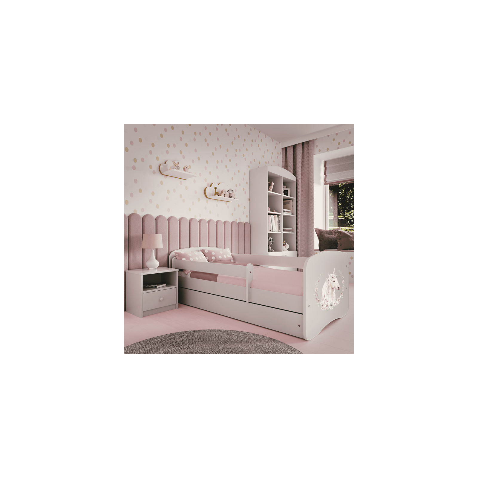 Łóżko dla dziewczynki Babydreams - Konik