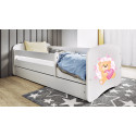 Łóżko dla dziecka Babydreams – Miś z motylkami