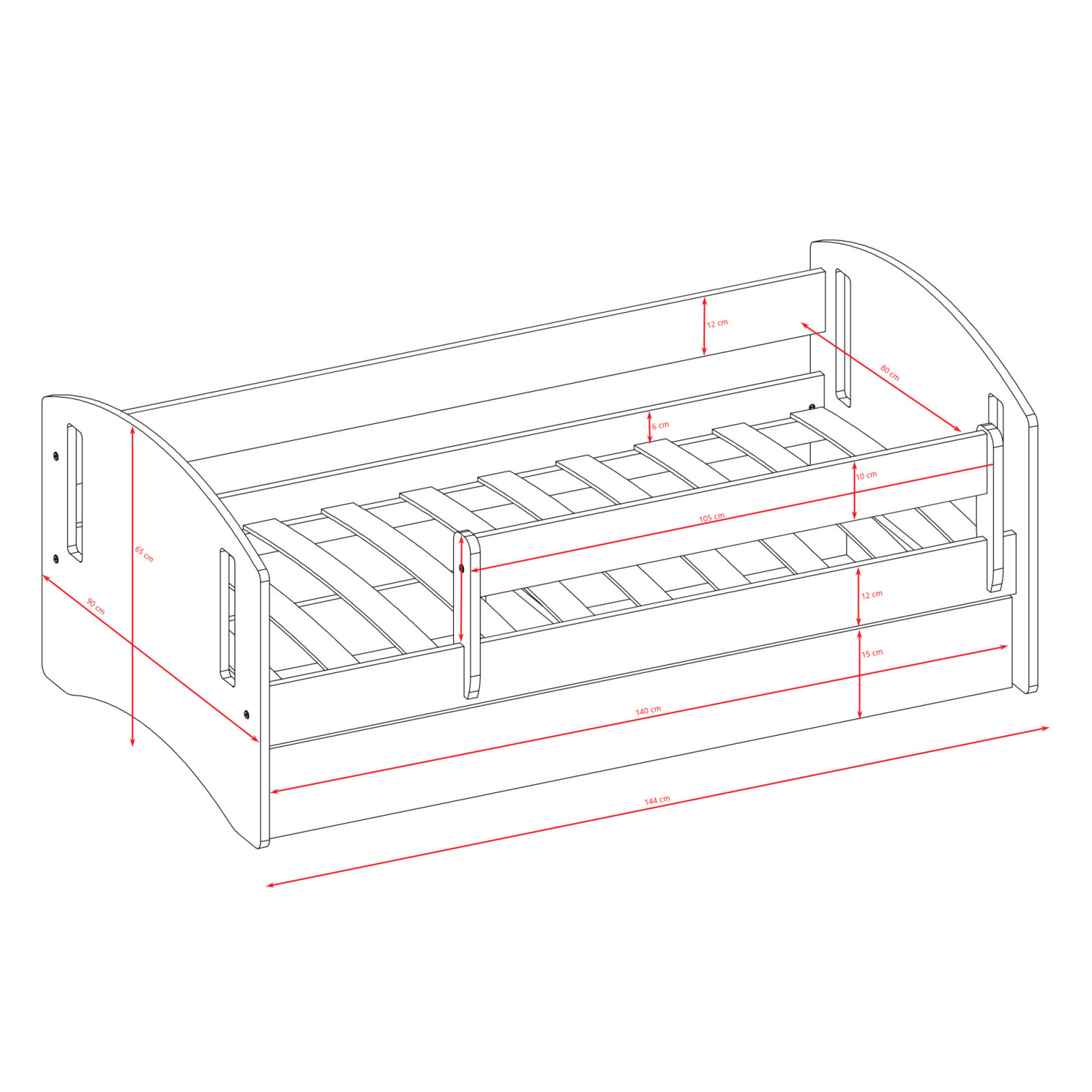 Łóżko dziecięce Classic 2