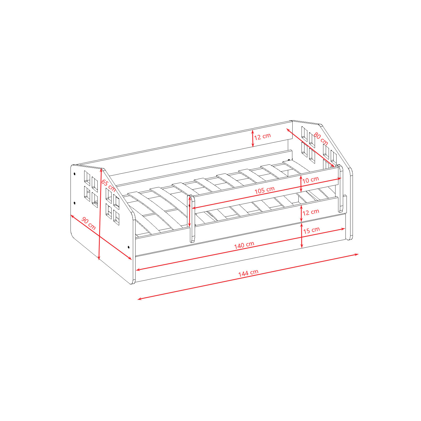 Łóżko dziecięce Kacper
