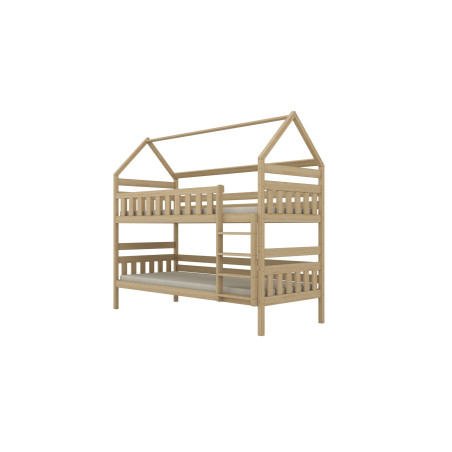 Łóżko Fabian - 160x80, kolor naturalny nielakierowany