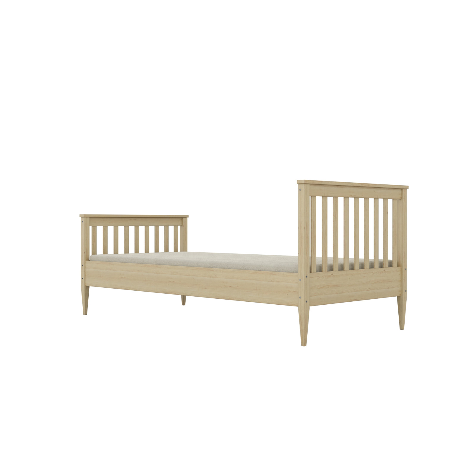 Łóżko Ignaś - 180x90, kolor naturalny nielakierowany