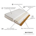 Materac kokosowo-lateksowy             180/90/10     