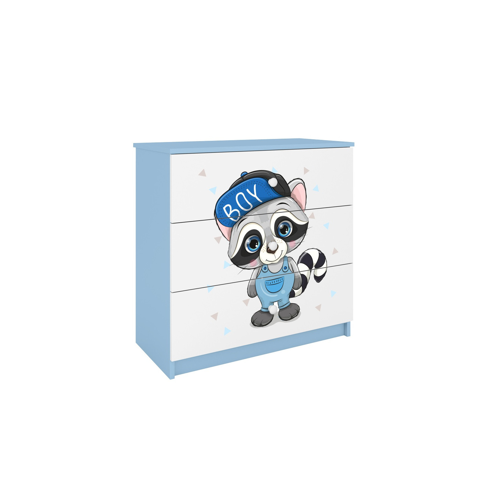 Komoda Babydreams Szop - kolor niebieski