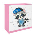 Komoda Babydreams Szop - kolor różowy