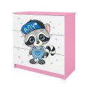 Komoda Babydreams Szop - kolor różowy