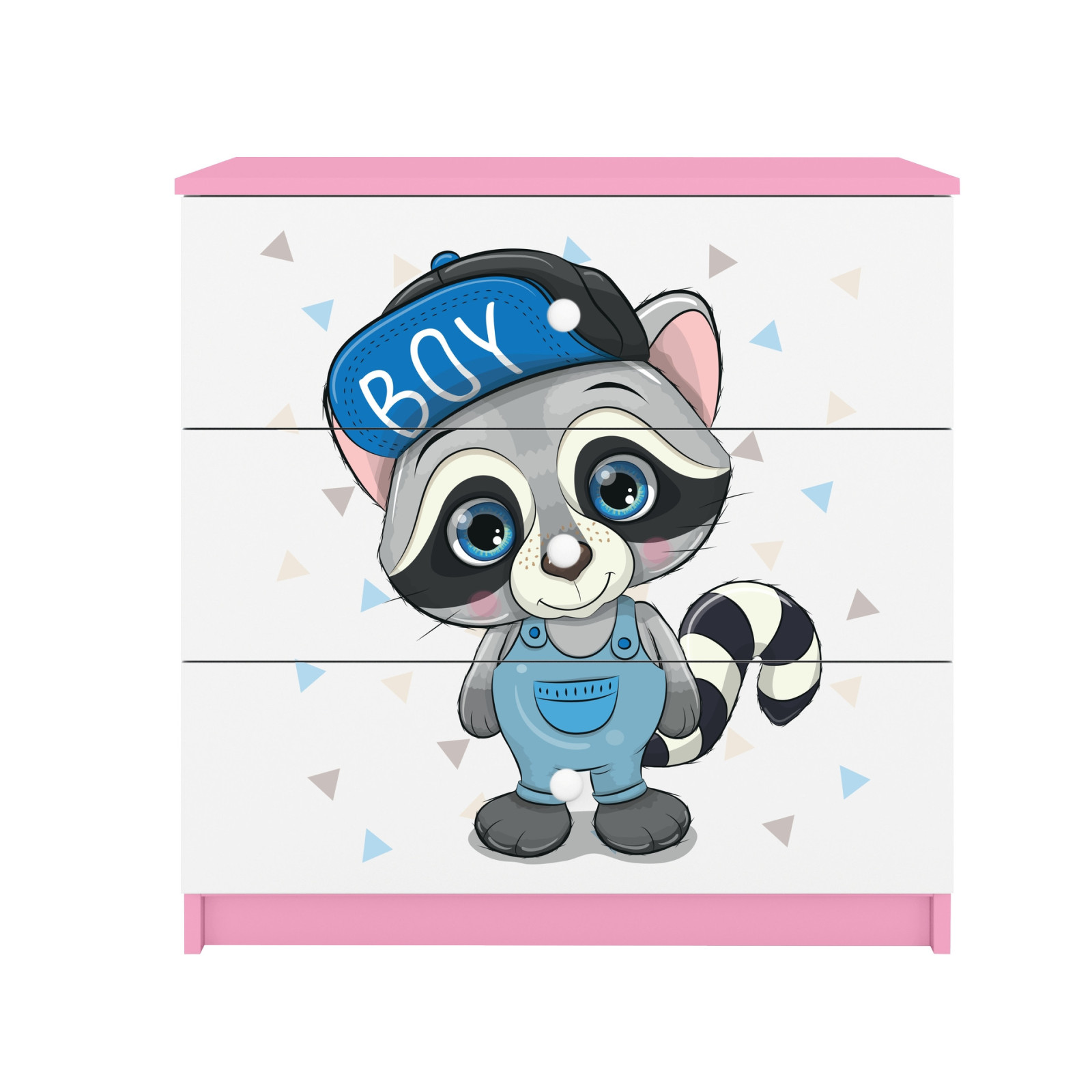 Komoda Babydreams Szop - kolor różowy