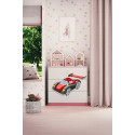 Komoda Babydreams Auto wyścigowe - kolor różowy