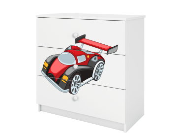 Komoda Babydreams - Auto wyścigowe