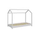Łóżko domek dla dziecka Bella - 200x90 białe