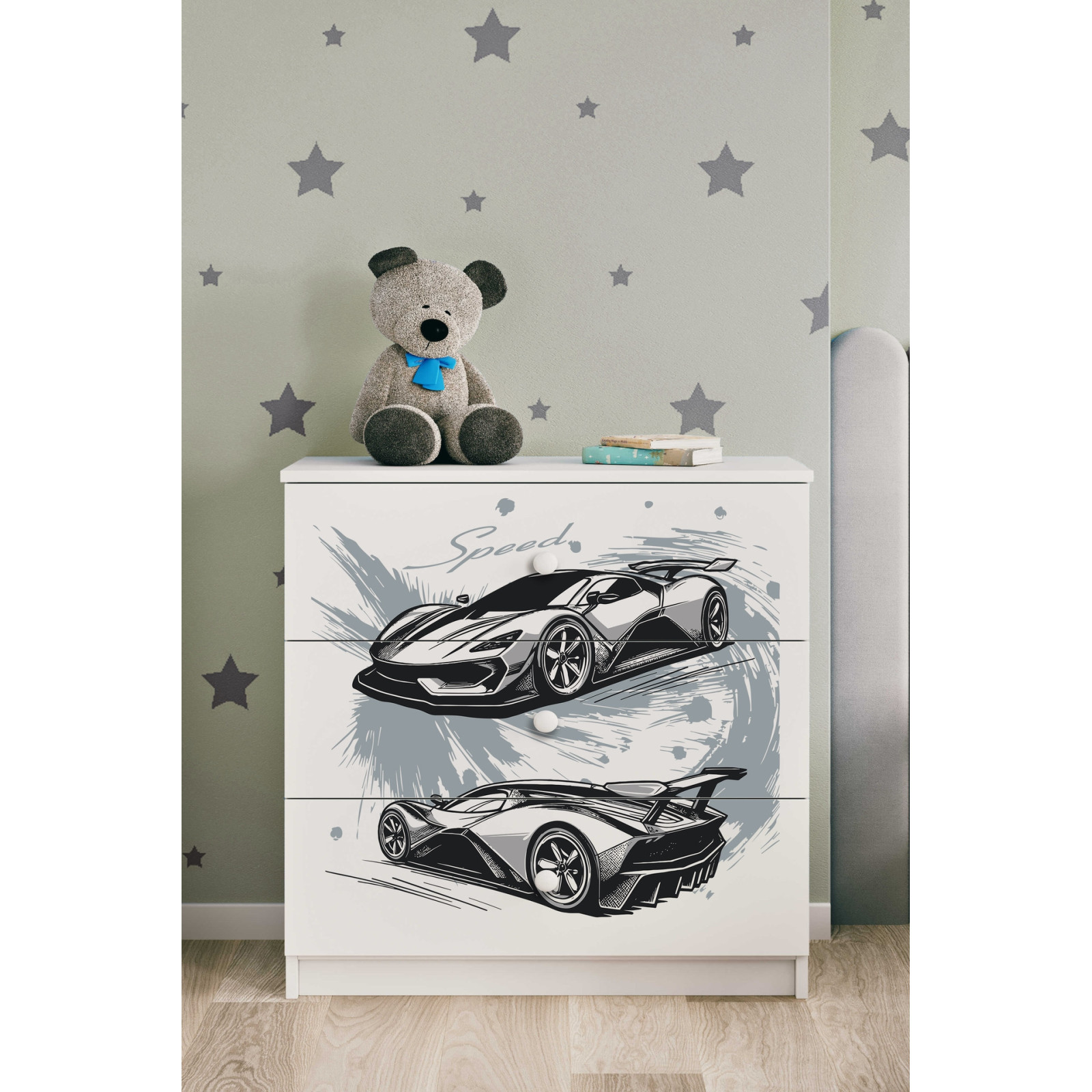 Komoda babydreams Auto sportowe