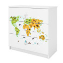 Komoda babydreams Mapa