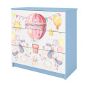 Komoda babydreams niebieska Balonik