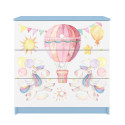 Komoda babydreams niebieska Balonik