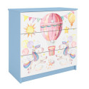 Komoda babydreams niebieska Balonik