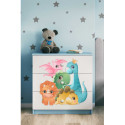 Komoda babydreams niebieska Dinusie