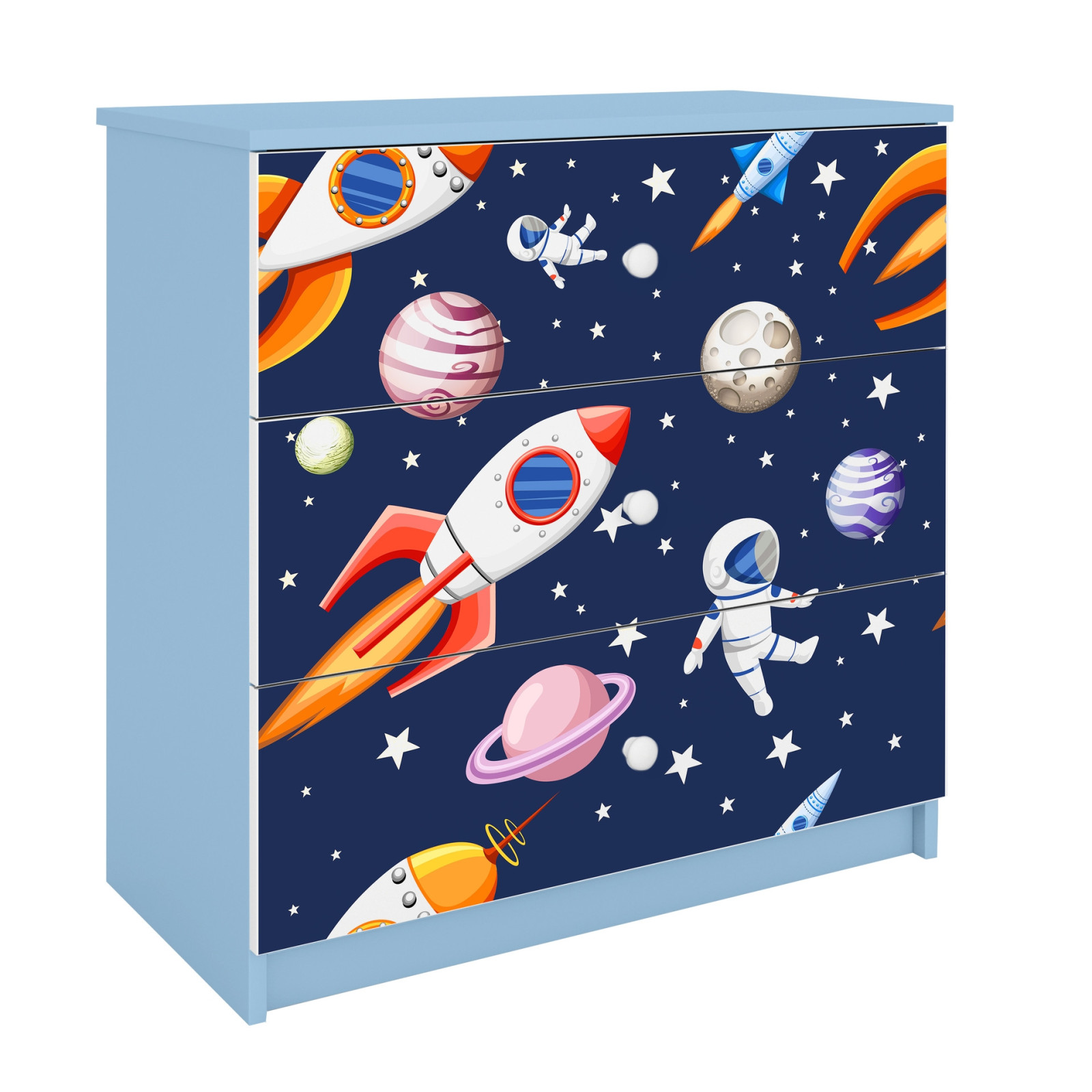 Komoda babydreams niebieska Kosmos