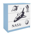 Komoda babydreams niebieska Nasa