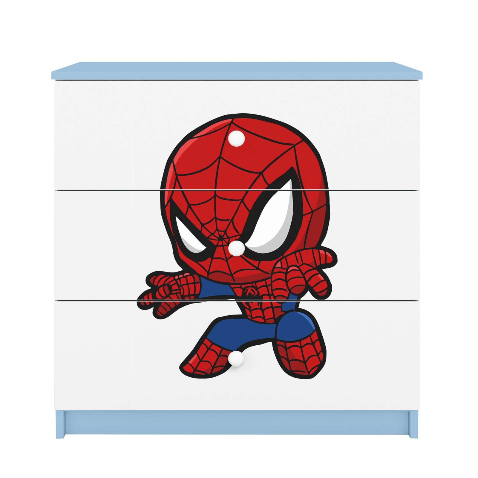 Komoda babydreams niebieska Spiderman
