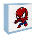 Komoda babydreams niebieska Spiderman