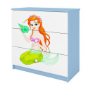 Komoda babydreams niebieska Syrenka