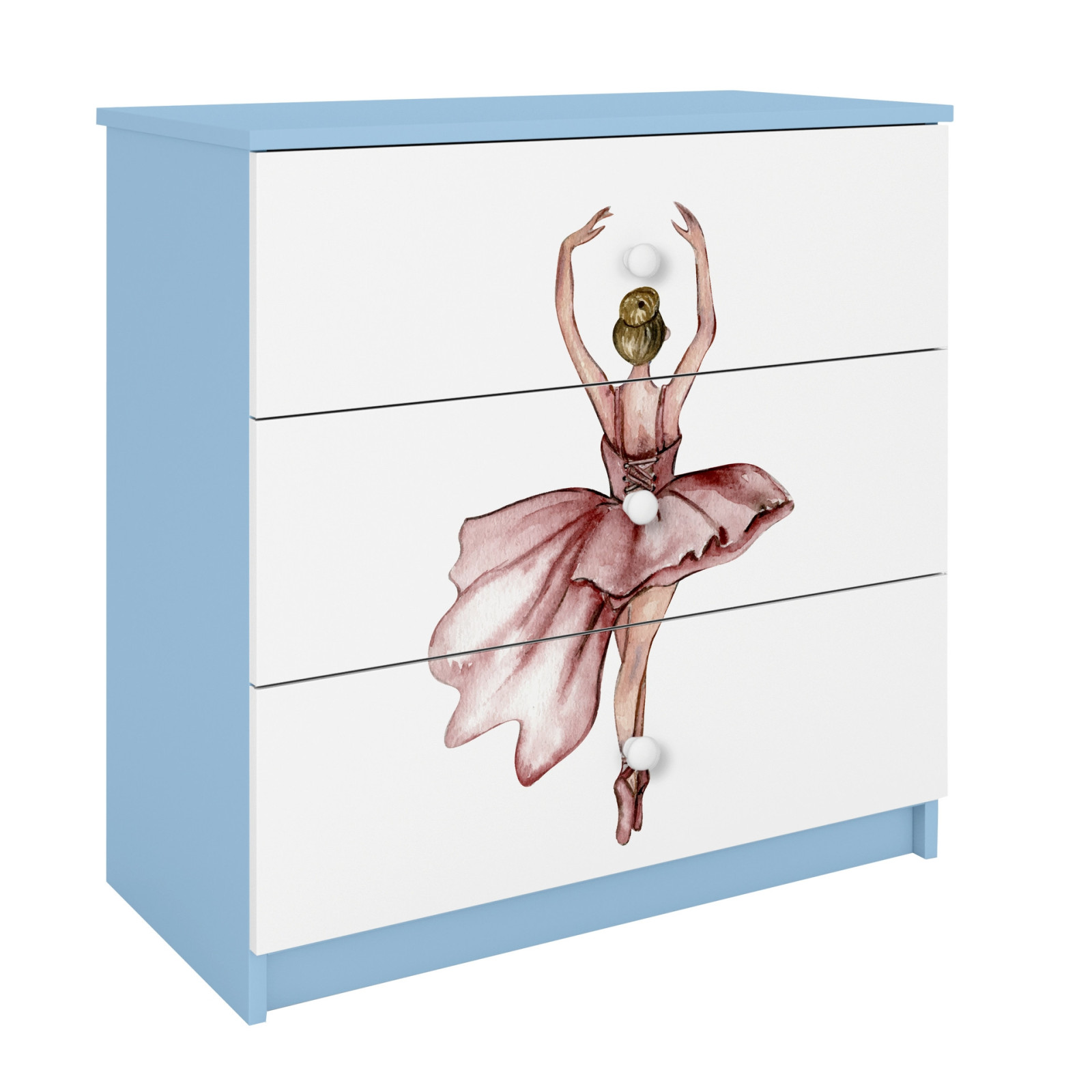 Komoda babydreams niebieska Tancerka