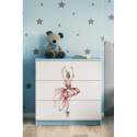 Komoda babydreams niebieska Tancerka