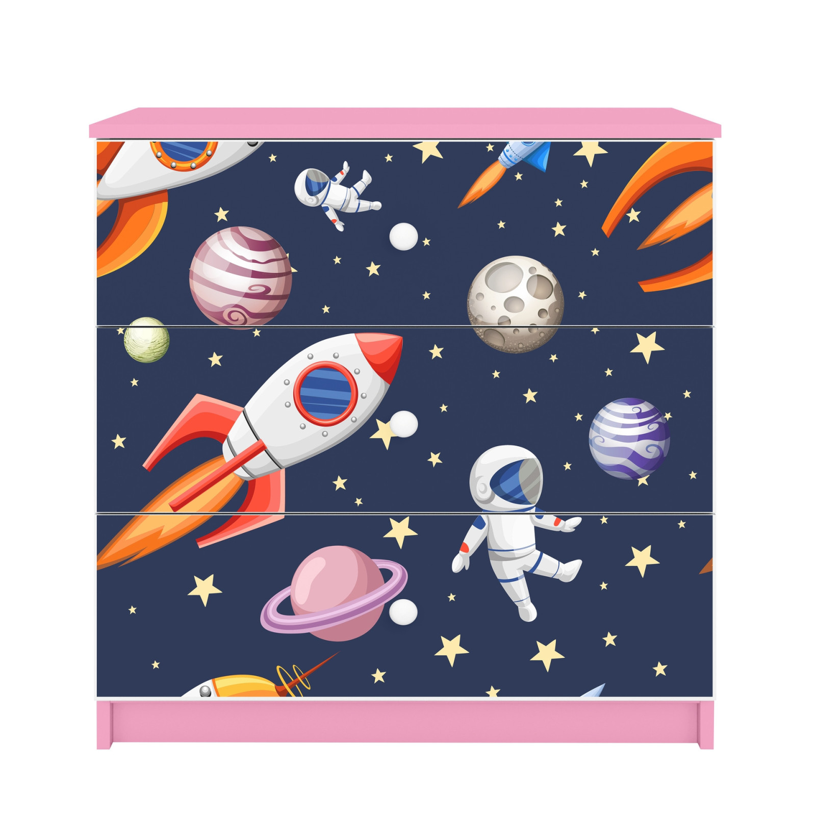 Komoda babydreams różowa Kosmos