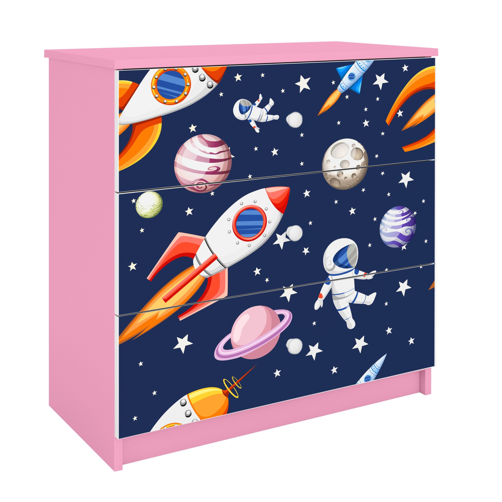 Komoda babydreams różowa Kosmos