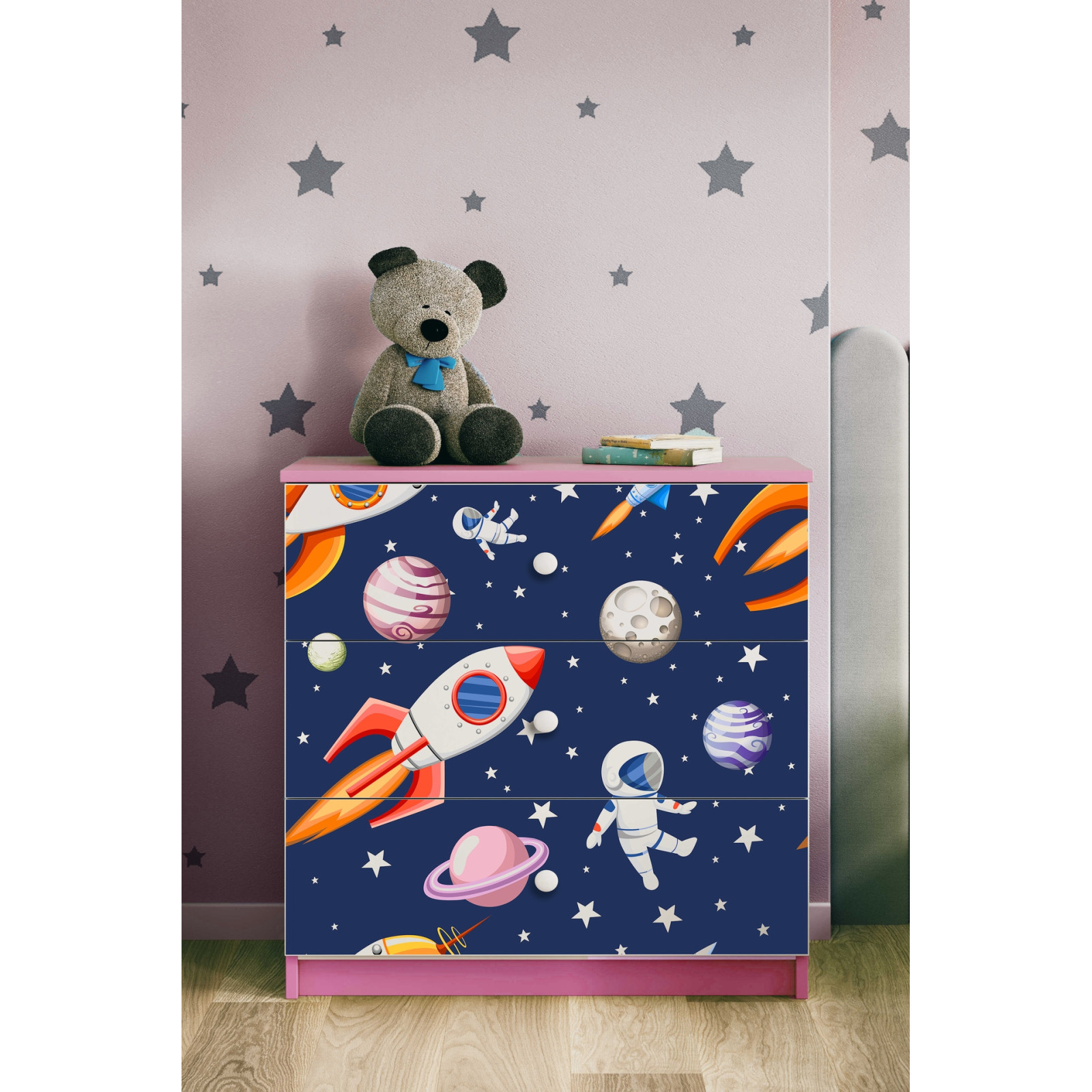 Komoda babydreams różowa Kosmos