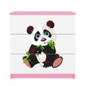 Komoda babydreams różowa panda 2